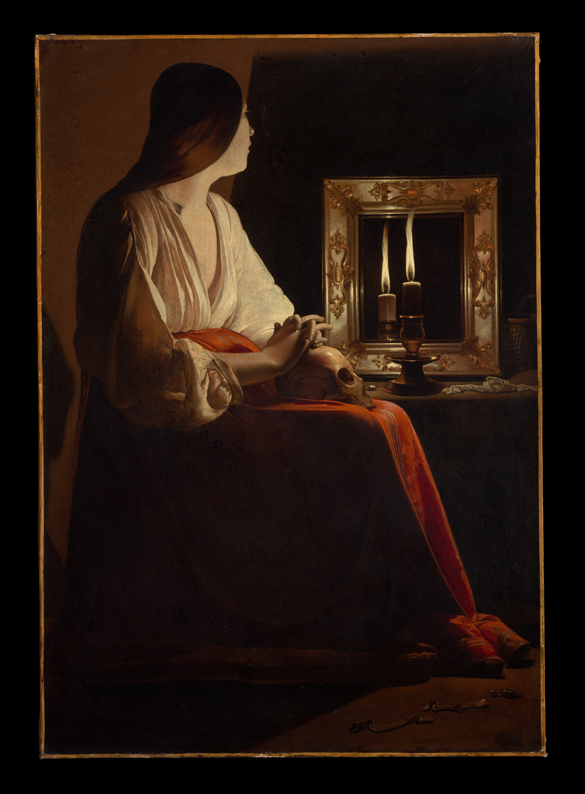 Georges de La Tour, The Penitent Magdalen, circa 1640 — 2:22 AM