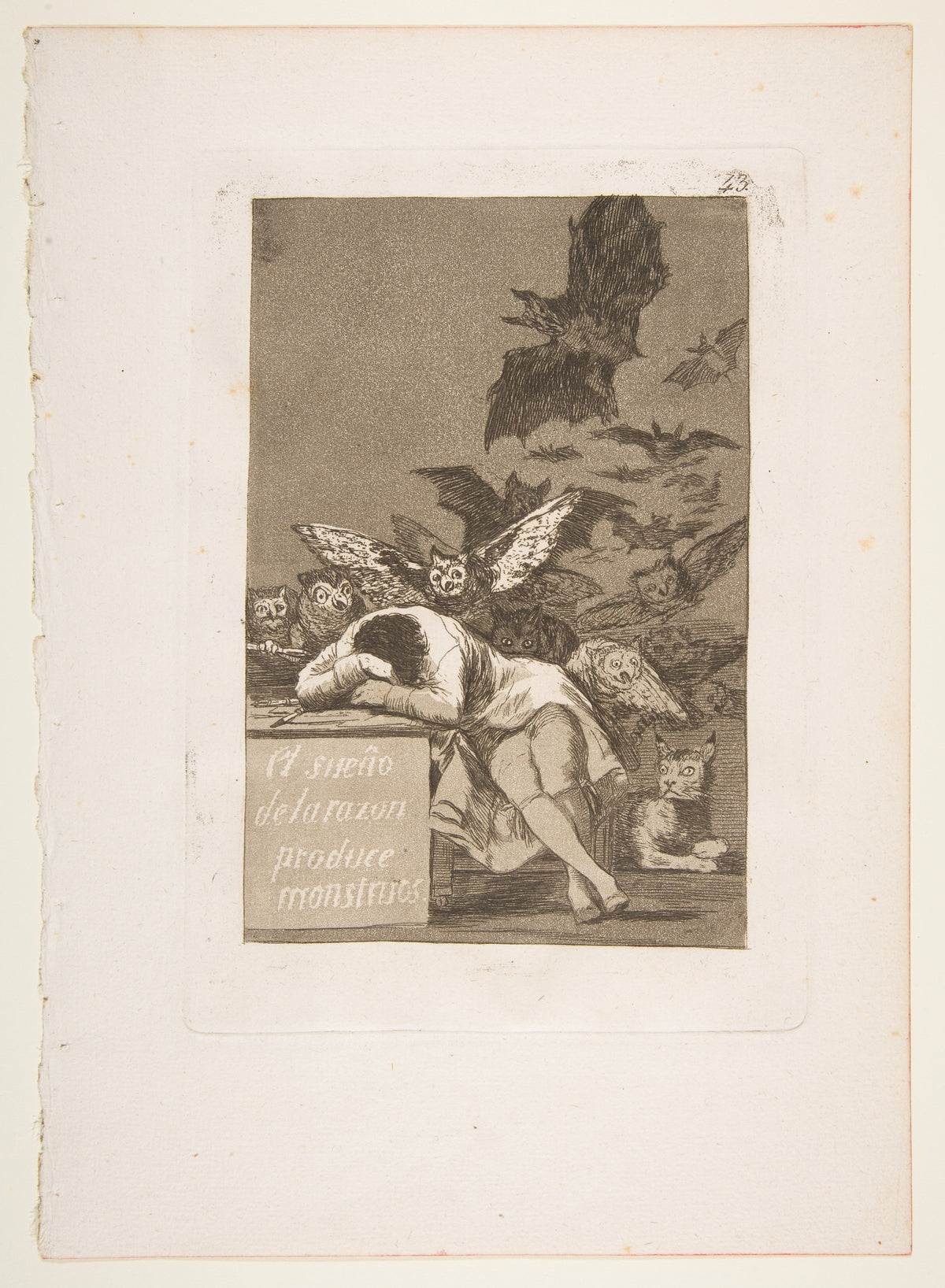 Francisco de Goya, The Sleep of Reason Produces Monsters, 1799 — Angry Collection
