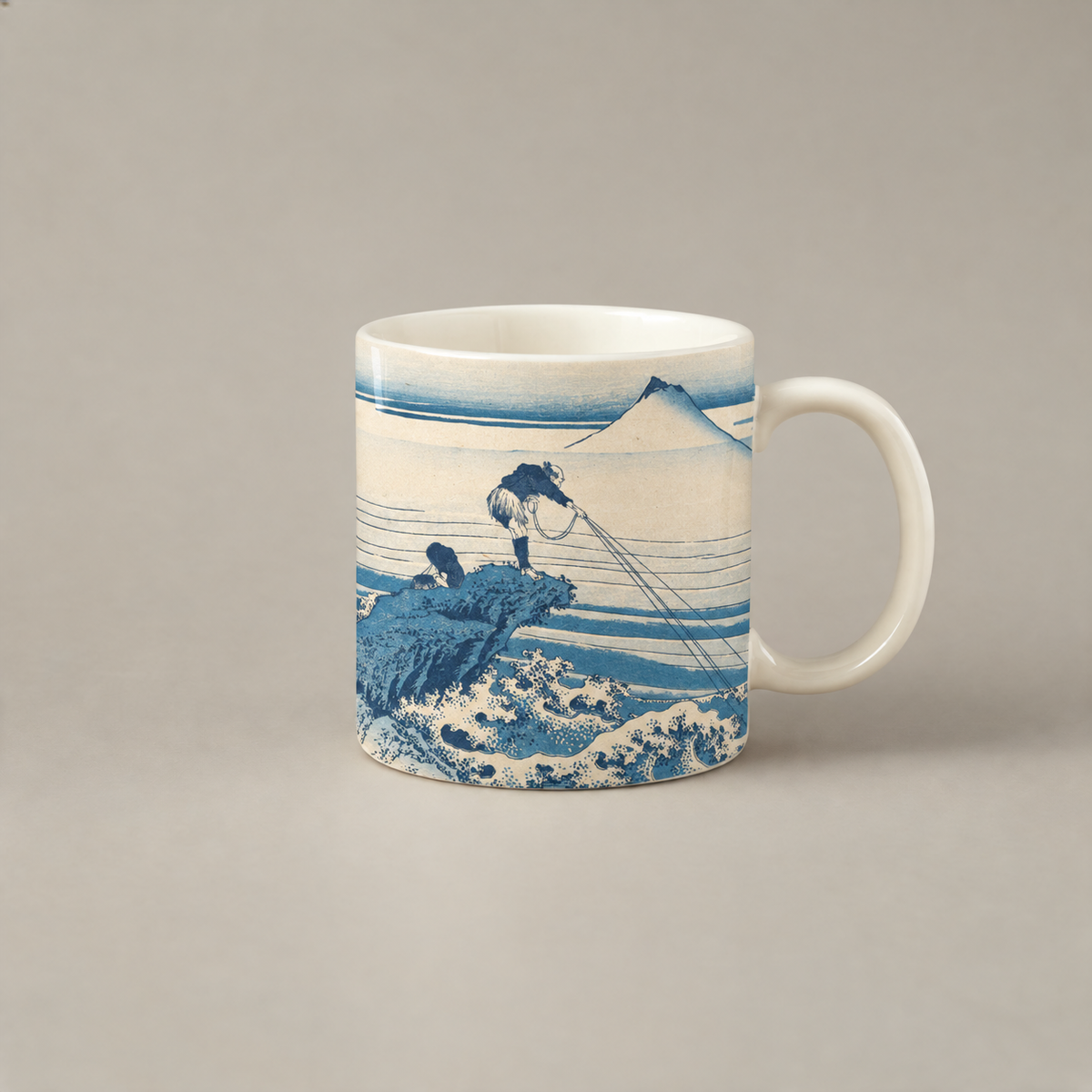 Kajikazawa in Kai Province Mug — ARTTIKA Blue Collection product mockup
