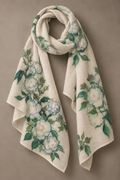 Roses Scarf — ARTTIKA Yellow Collection product mockup