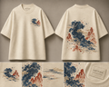 Bazur Raises Darkness and a Storm Oversized Tee — ARTTIKA product hero