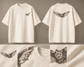 The Sleep of Reason Oversized Tee — ARTTIKA canonical front-and-back hero