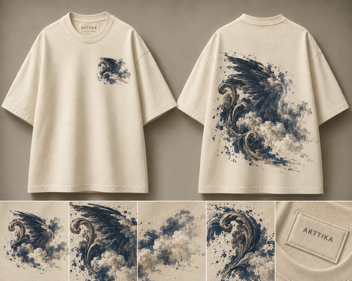 An Allegory Oversized Tee — ARTTIKA product hero