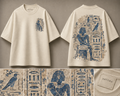 Stela of the Steward Mentuwoser Oversized Tee — ARTTIKA product hero