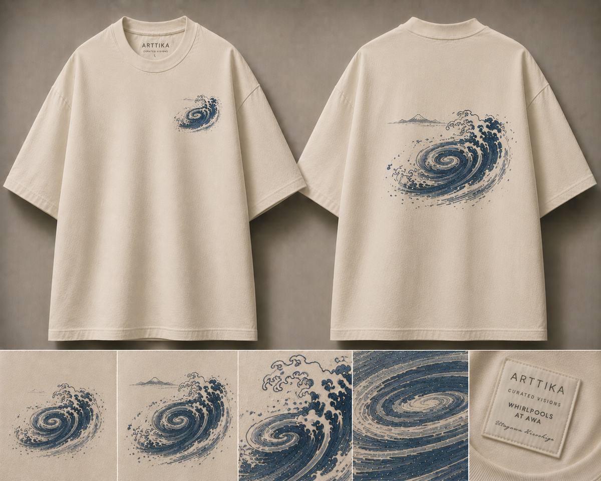 The Whirlpools of Awa Oversized Tee