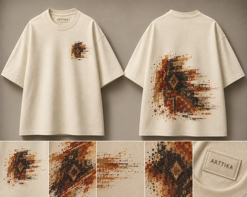 A Maid Asleep Oversized Tee — ARTTIKA product hero
