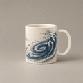 The Whirlpools of Awa mug concept — object view