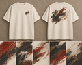 Battle at El Sotillo Oversized Tee — ARTTIKA canonical front-and-back hero